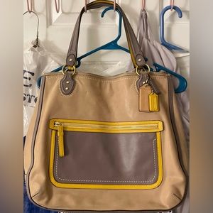 Leather Coach Bag